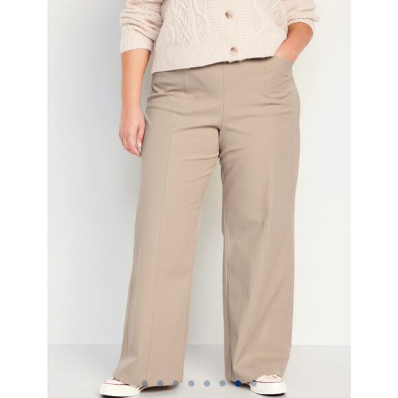 Old Navy High-Waisted Pull-On Pixie Super Wide-Leg Pants - Size XXL *** - Picture 1 of 8